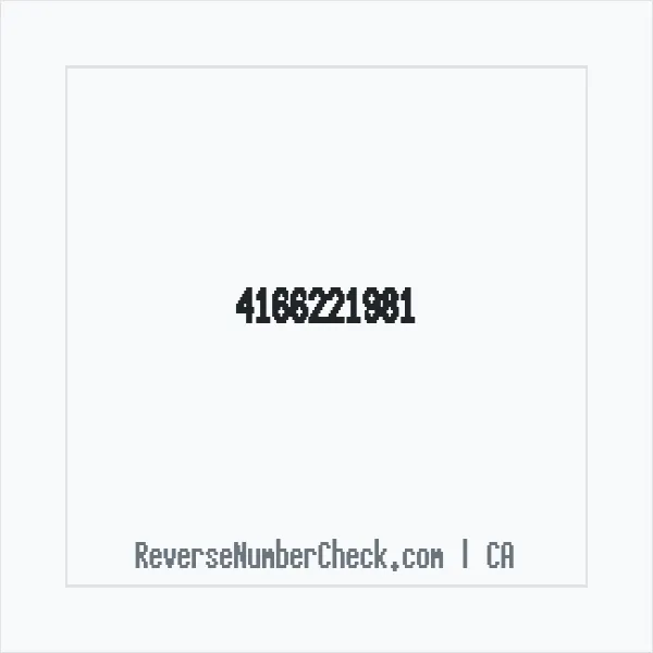 Phone number +1 (416) 622-1981 image