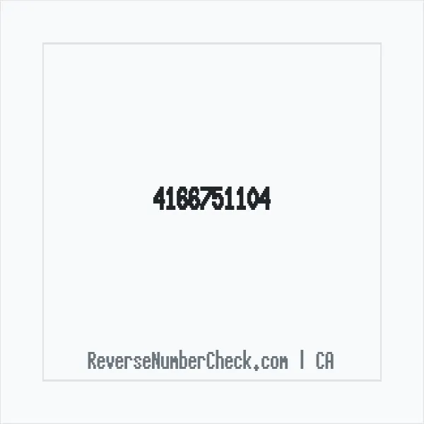 Phone number +1 (416) 675-1104 image