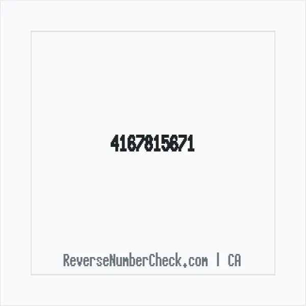 Phone number +1 (416) 781-5671 image
