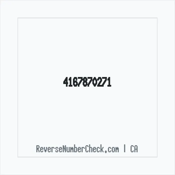 Phone number +1 (416) 787-0271 image