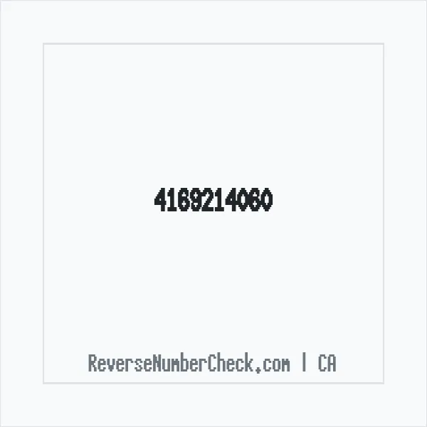 Phone number +1 (416) 921-4060 image