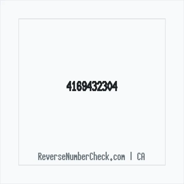 Phone number +1 (416) 943-2304 image