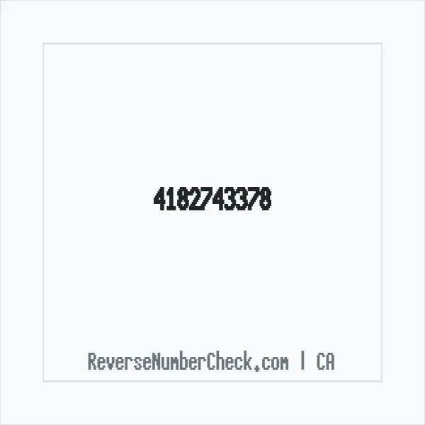 Phone number +1 (418) 274-3378 image
