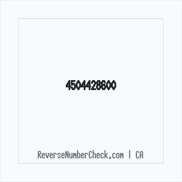 Phone number +1 (450) 442-8600 image