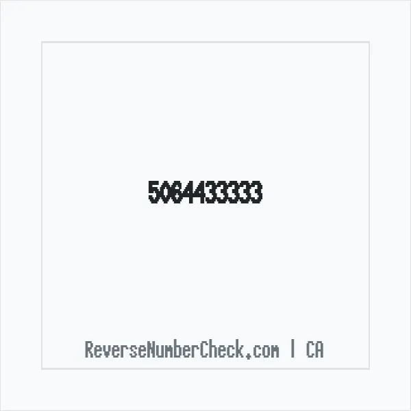 Phone number +1 (506) 443-3333 image