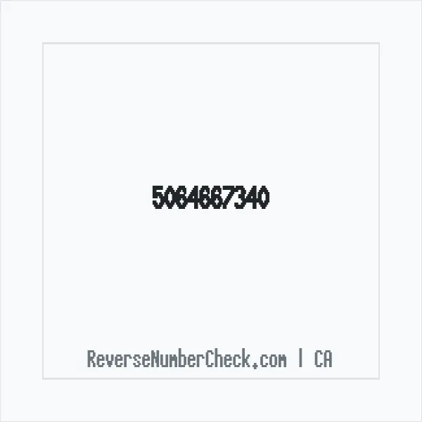 Phone number +1 (506) 466-7340 image