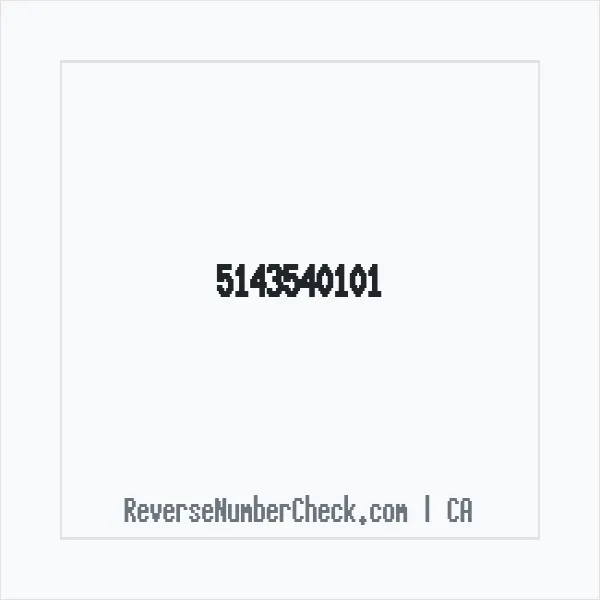 Phone number +1 (514) 354-0101 image