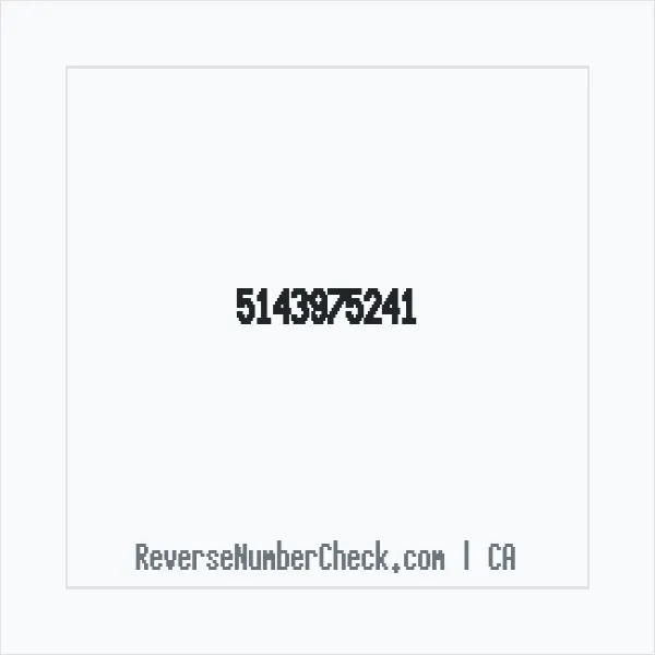 Phone number +1 (514) 397-5241 image