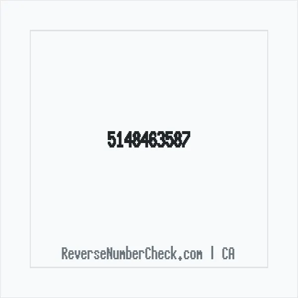 Phone number +1 (514) 846-3587 image