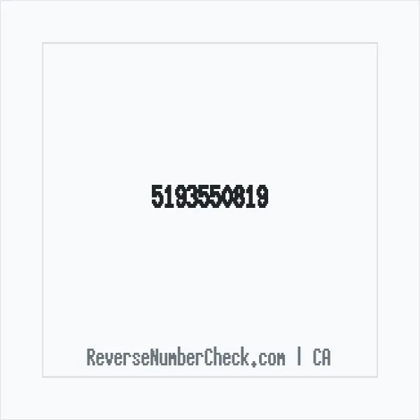 Phone number +1 (519) 355-0819 image