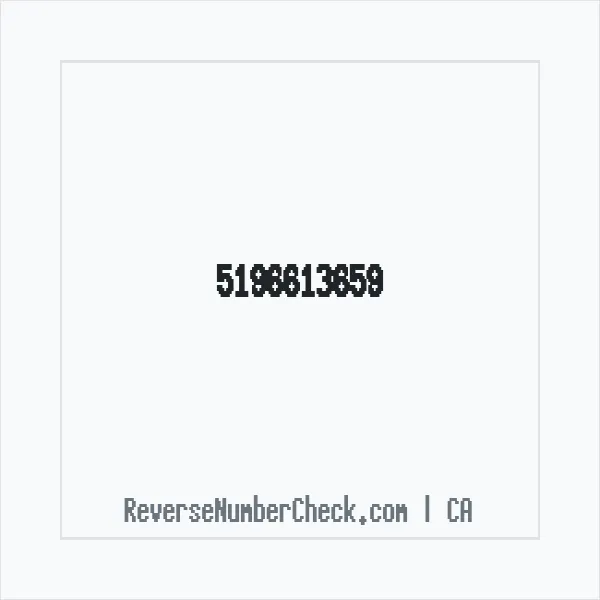 Phone number +1 (519) 661-3659 image