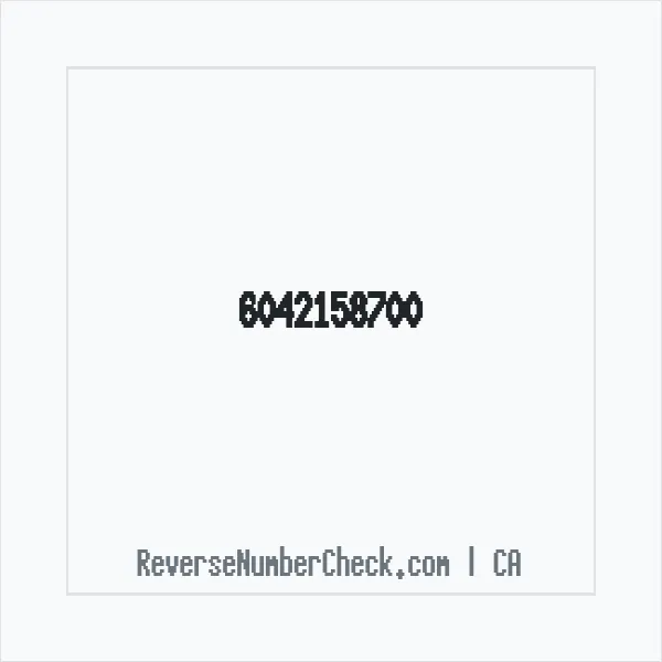 Phone number +1 (604) 215-8700 image