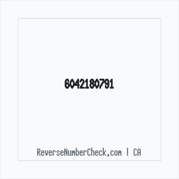 Phone number +1 (604) 218-0791 image