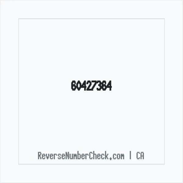Phone number +1 60427364 image