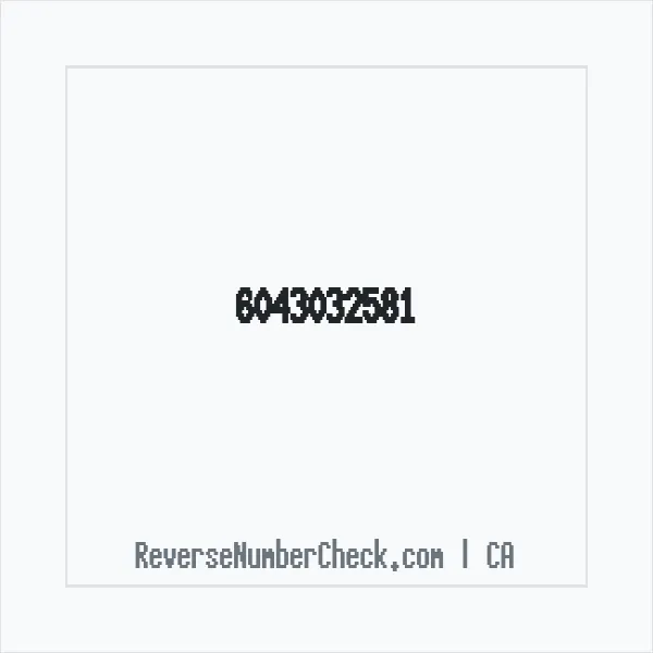 Phone number +1 (604) 303-2581 image