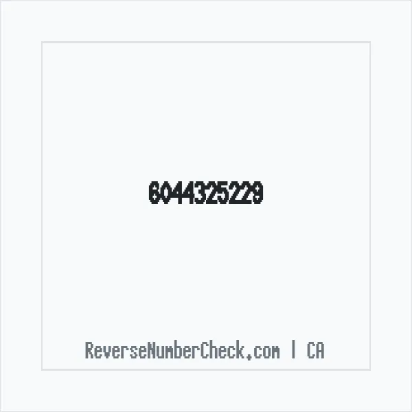 Phone number +1 (604) 432-5229 image