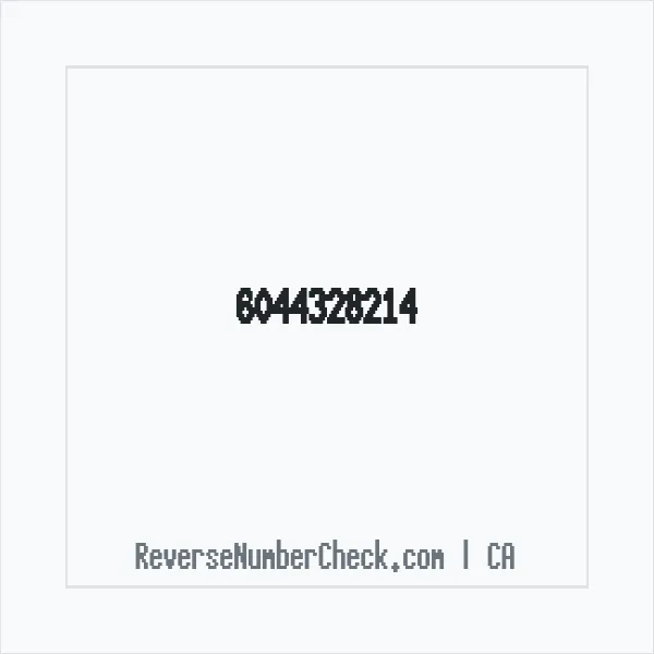 Phone number +1 (604) 432-8214 image
