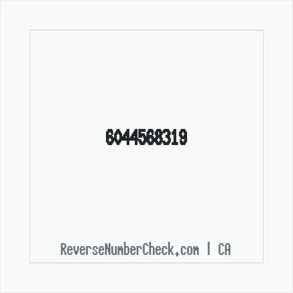 Phone number +1 (604) 456-8319 image