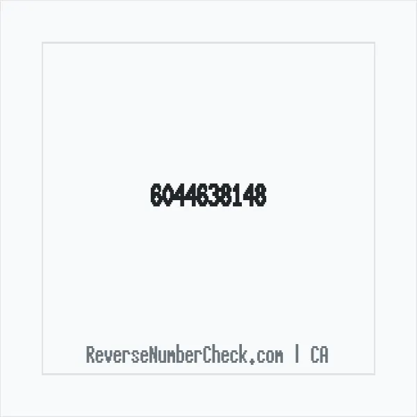 Phone number +1 (604) 463-8148 image