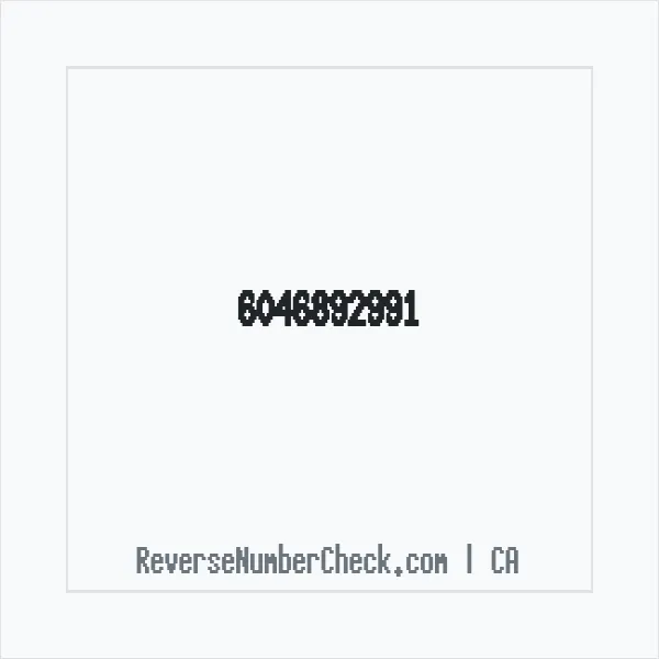 Phone number +1 (604) 689-2991 image