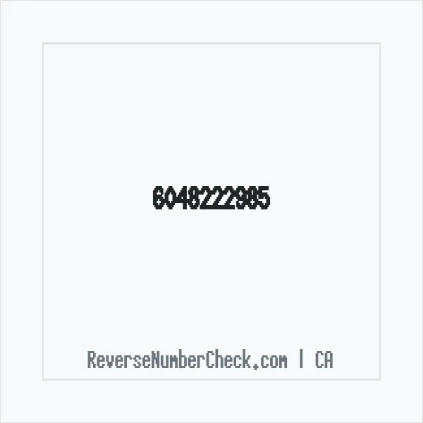 Phone number +1 (604) 822-2985 image