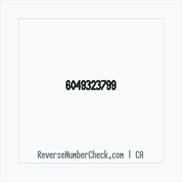 Phone number +1 (604) 932-3799 image