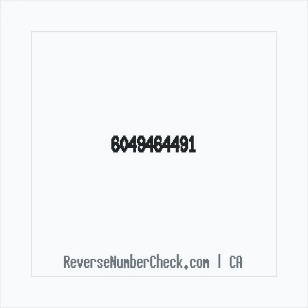 Phone number +1 (604) 946-4491 image