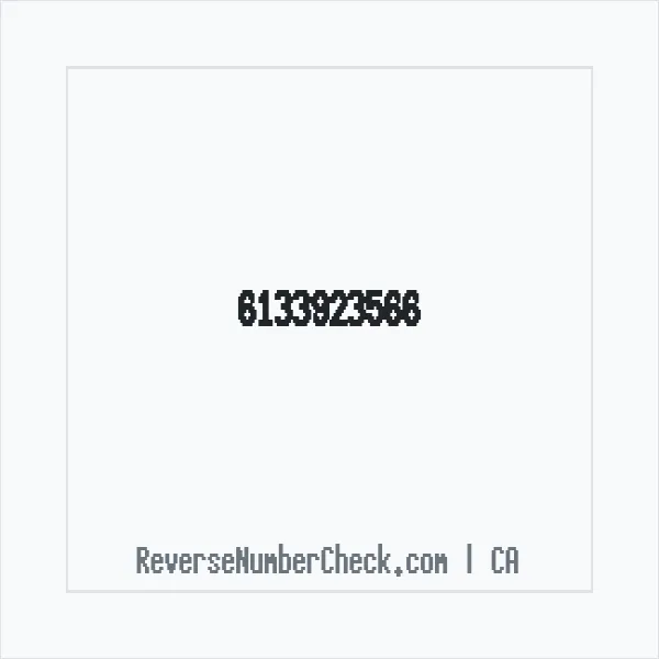 Phone number +1 (613) 392-3566 image