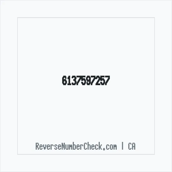 Phone number +1 (613) 759-7257 image