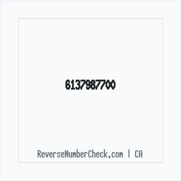 Phone number +1 (613) 798-7700 image