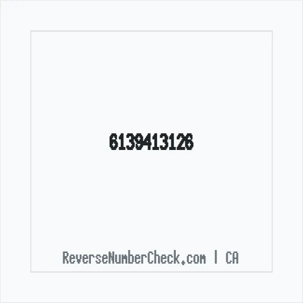 Phone number +1 (613) 941-3126 image