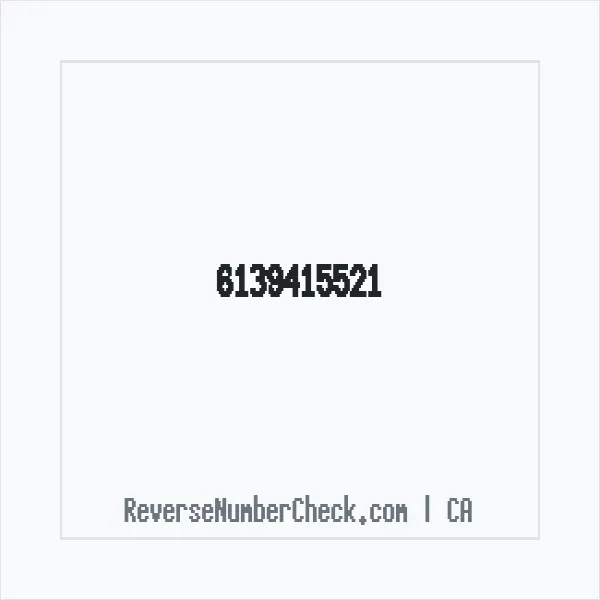Phone number +1 (613) 941-5521 image