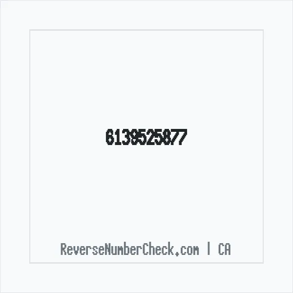 Phone number +1 (613) 952-5877 image