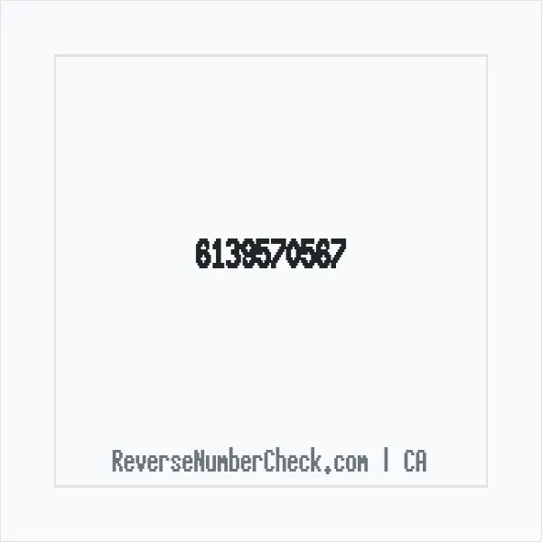 Phone number +1 (613) 957-0567 image