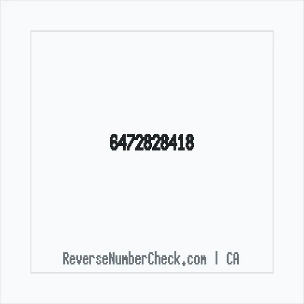 Phone number +1 (647) 282-8418 image