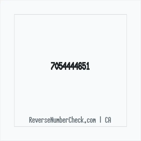 Phone number +1 (705) 444-4651 image