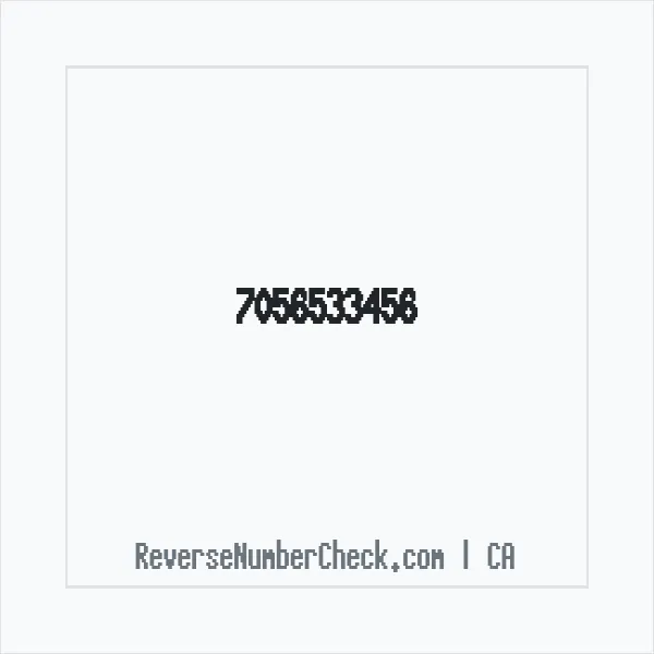 Phone number +1 (705) 653-3456 image