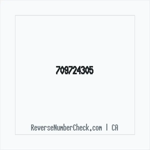 Phone number +1 709724305 image