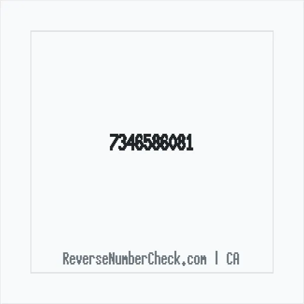 Phone number +1 (734) 658-6081 image