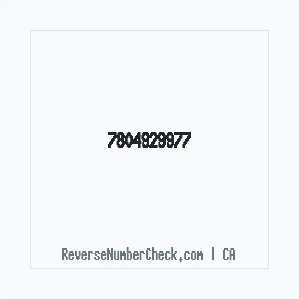 Phone number +1 (780) 492-9977 image