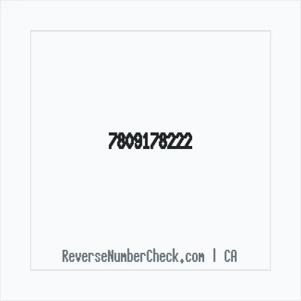 Phone number +1 (780) 917-8222 image