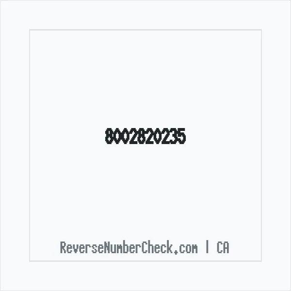 Phone number +1 (800) 282-0235 image