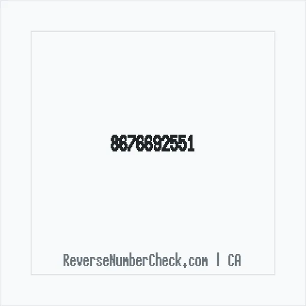 Phone number +1 (867) 669-2551 image