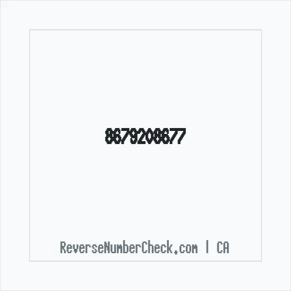 Phone number +1 (867) 920-8677 image