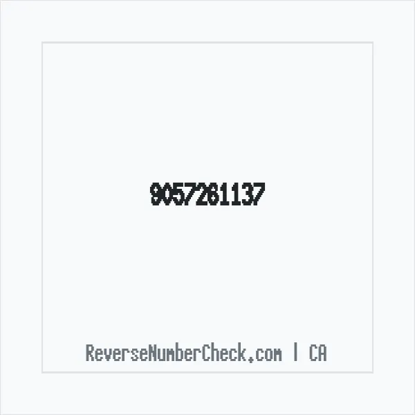 Phone number +1 (905) 726-1137 image