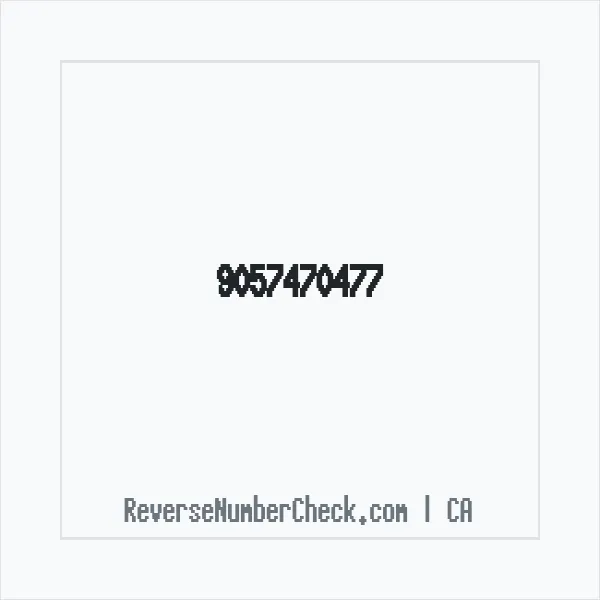 Phone number +1 (905) 747-0477 image