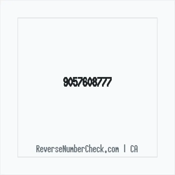 Phone number +1 (905) 760-8777 image