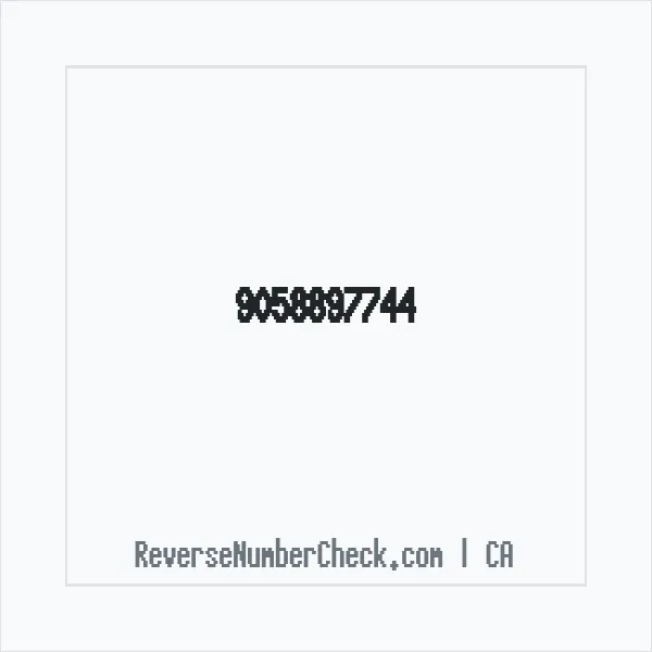 Phone number +1 (905) 889-7744 image