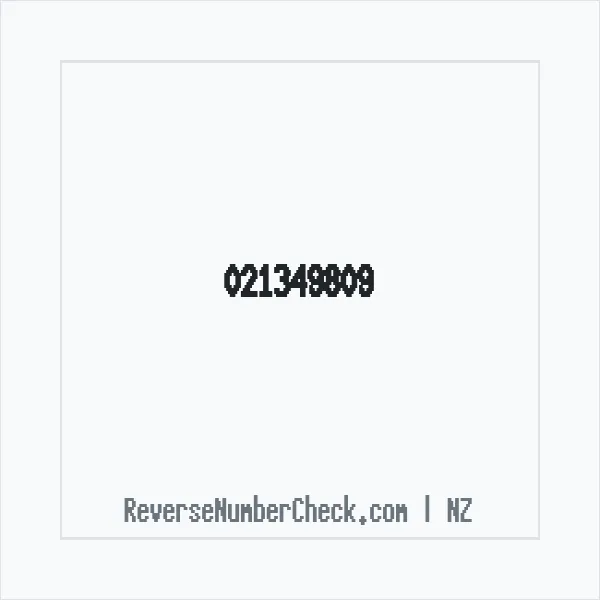 Phone number +64 (2) 1349-809 image