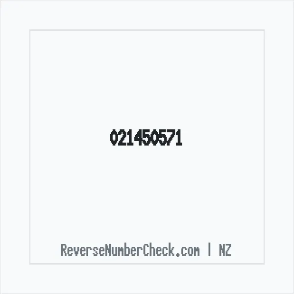 Phone number +64 (2) 1450-571 image
